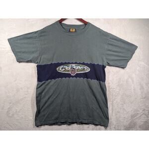 Vintage 1995 Beware CROSS BREED by Giant Merchandising Shirt Size MEDIUM *Grunge